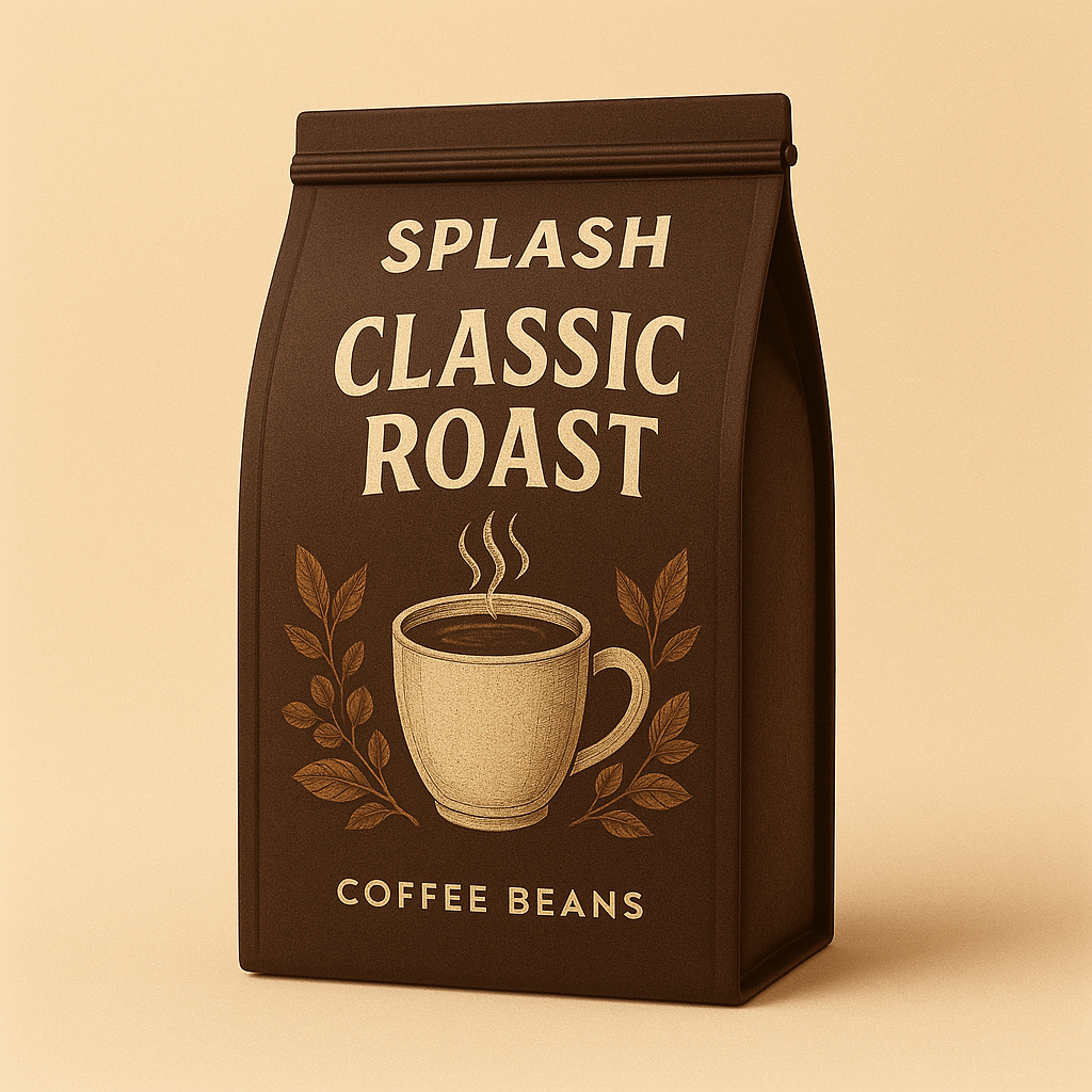 Coffee bean bag demo